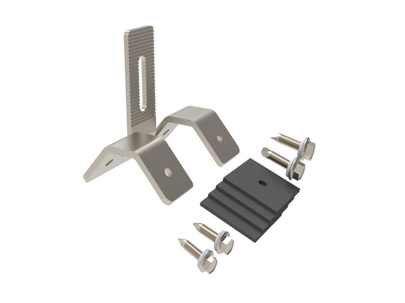 Trapeziumdak Solar Clamp Solar Dakhaak Kit