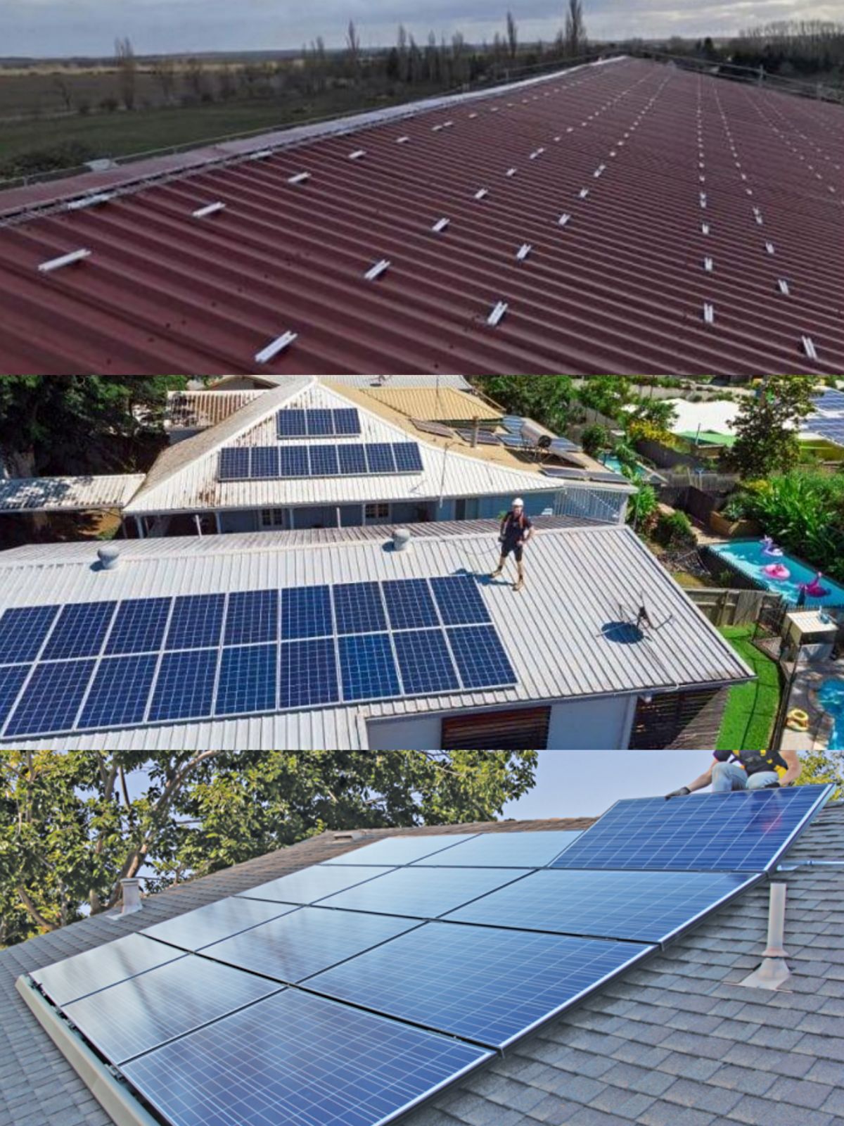 zonne-montagesysteem op het dak