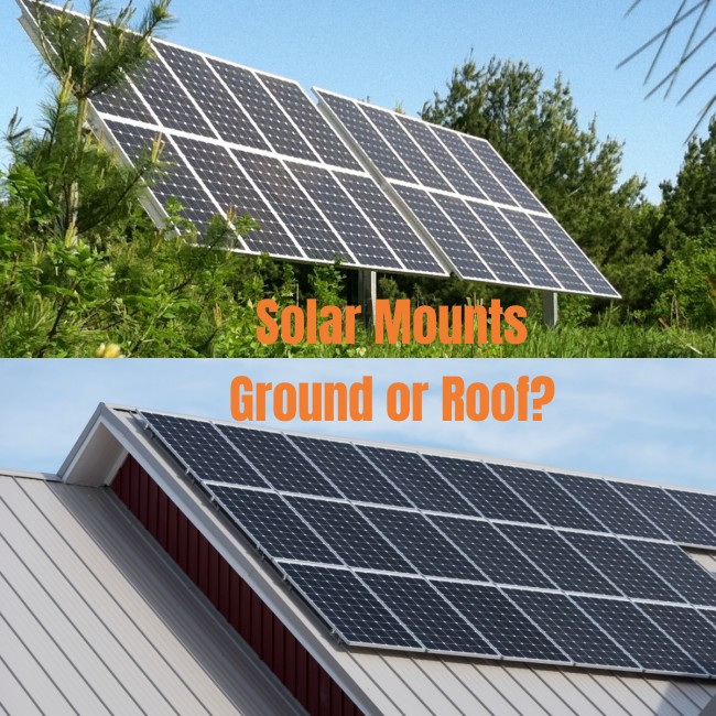Is het beter om zonnepanelen op het dak of op de grond te monteren?

