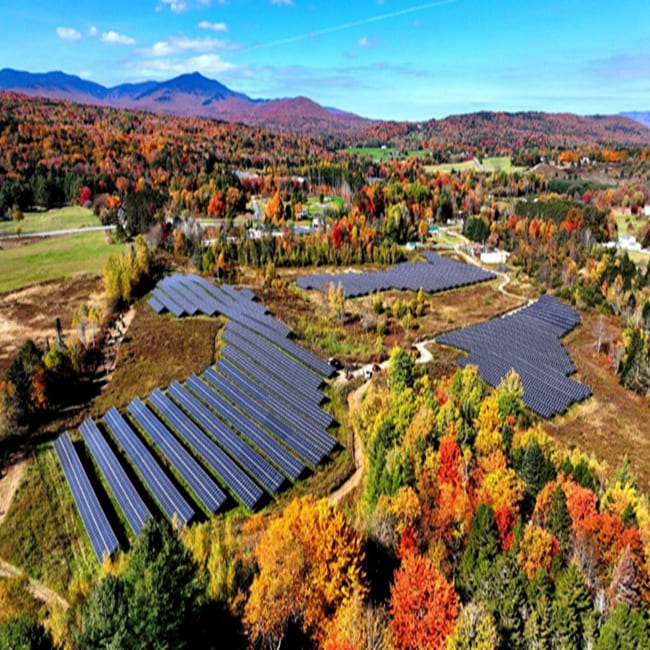 Agrarische zonne-energie en zonne-montagesysteem
